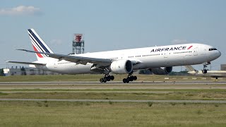 Air France 777-300(ER) Landing and Golden Hour Takeoff | MSP