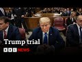 Donald trump hush money trial hears opening statements  bbc news