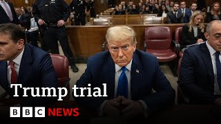 Donald Trump hush money trial hears opening statements | BBC News by BBC News 21,554 views 1 day ago 8 minutes, 42 seconds