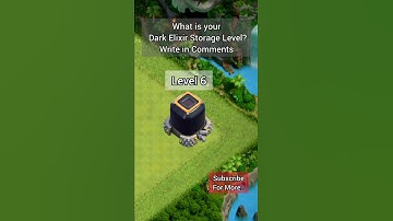 All Levels Dark Elixir Storage  | Upgrading Dark Elixir Storage Level 1 to Max