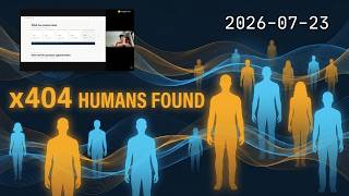 2026-07-23 x404 Humans Found Sync screenshot 2