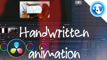 How to animate handwritten title/drawing in Davinci Resolve 15/16