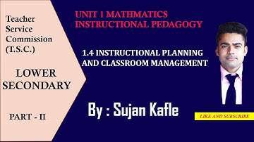 TSC NI MA VI, UNIT 1 // SUJAN KAFLE