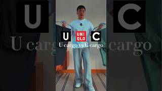 Uniqlo U cargo vs Uniqlo C cargo #uniqlo