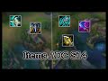 Analyse de nouveaux items adc pour la saison 14 