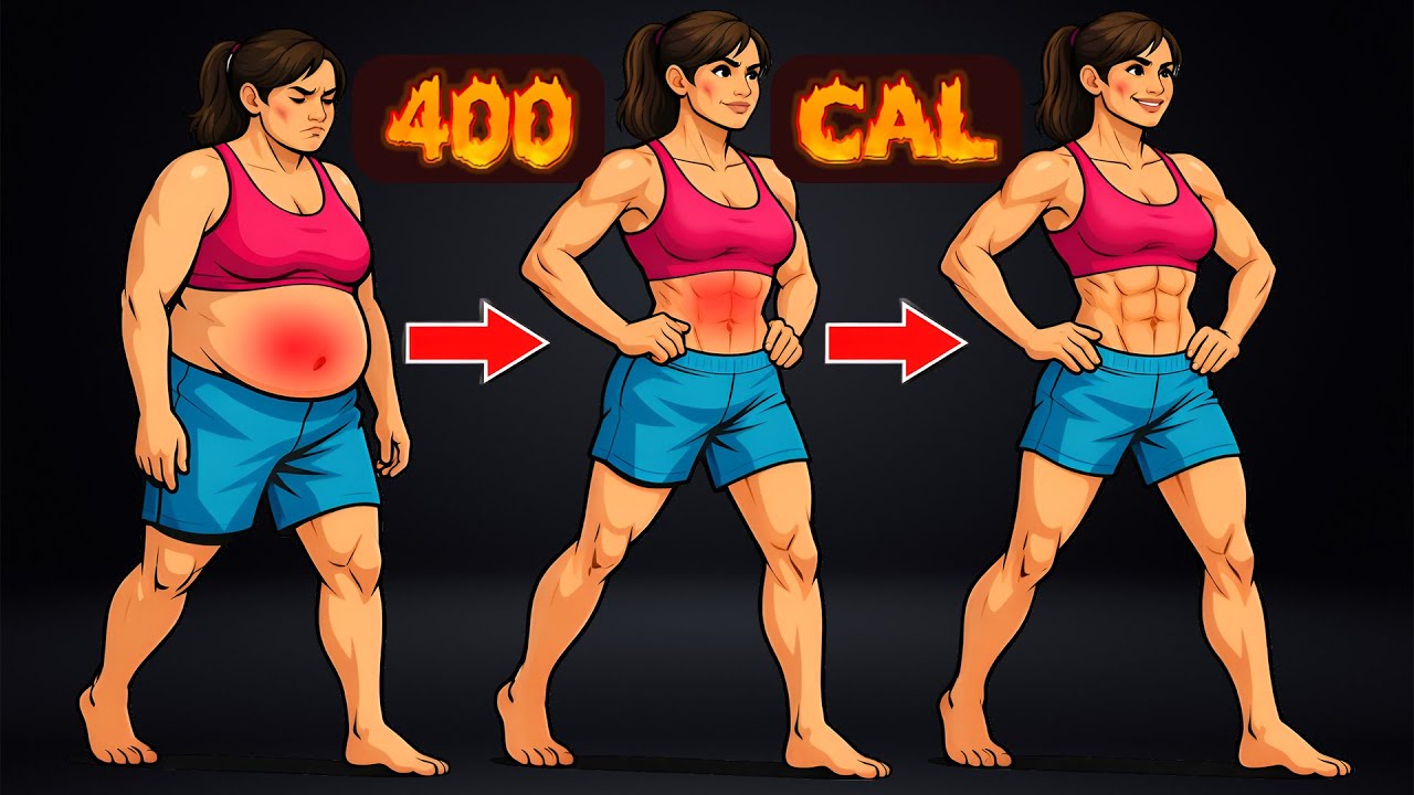 Легко, но эффективно 🔥 Простой танец для сжигания жира по всему телу