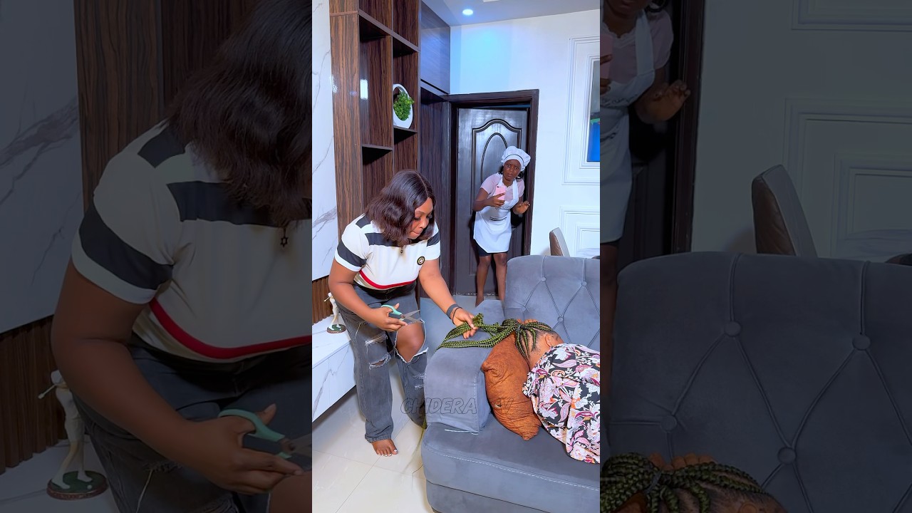 ⁣The house maid was right on time