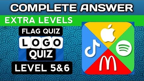 Logo Quiz 2023, EXTRA LEVELS, FLAG QUIZ lvl 5&6.  complete answer. @brainitquizzes  #logoquiz
