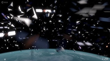 Space debris - a journey to Earth