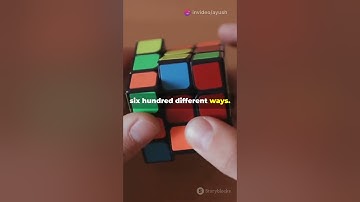 43 quintillion combinations of Rubik