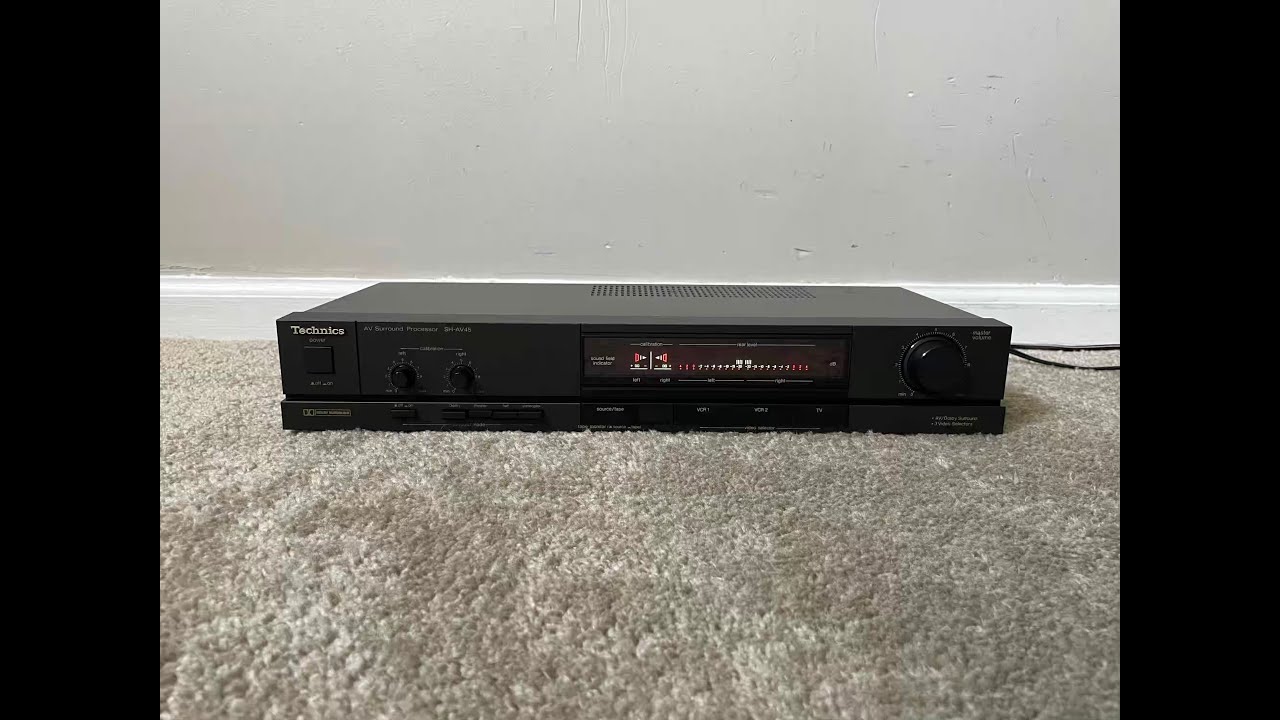 Technics SH-AV45 Home Theater Surround Audio Video AV Processor