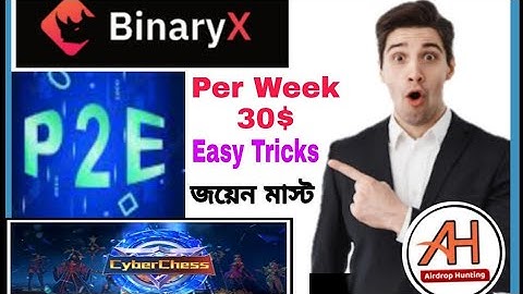 😱Binaryx Play To Earn Airdrop. Total Reward Pool 500000$🤑🤑