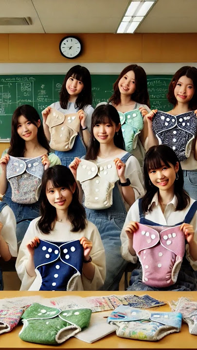 AI Diaper Girl　#shorts