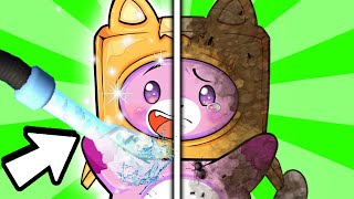 Can FOXY & BOXY Beat This CLEAN INC GAME!? (SATISFYING!) screenshot 3