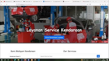 aplikasi service kendaraan(bengkel) berbasis web- php dan mysql