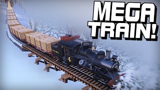 We Ran a MEGA TRAIN Up the Mountain Pass and This Happened... (Railroads Online Gameplay) screenshot 2