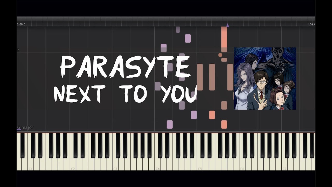 Parasyte - Next to You - Piano Tutorial by Amadeus (Synthesia) - YouTube