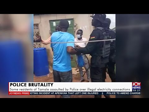 Some residents of Tamale assaulted by Police over illegal electricity connections (21-9-21) Some residents of Tamale assaulted by Police over illegal electricity connections (21-9-21)