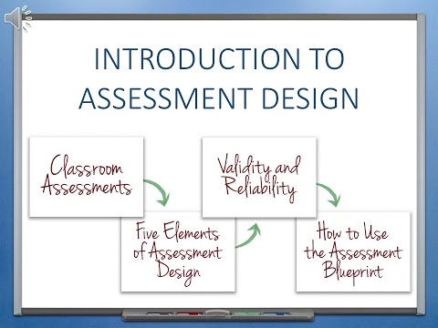 1 Introduction to Assessment Design - 1 Introduction to Assessment Design