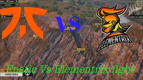 Fnatic Vs Elementrix\\PMPL\\PUBG Mobile \\