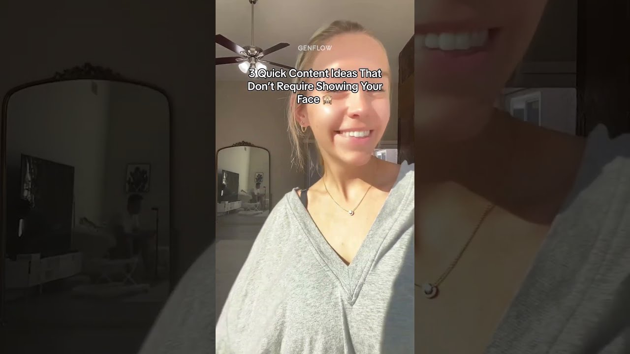 Video Ideas For TikTok And Instagram Without Showing Your Face Shorts Tiktokidea Instagramideas