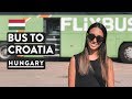 BORDER DELAYS - BUDAPEST TO ZAGREB BUS | Hungary to Croatia FlixBus | Travel Vlog