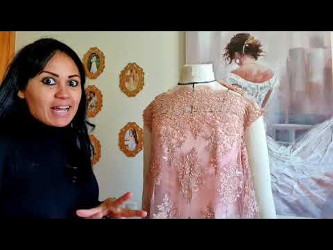 ✅️ DIY Vestido de Casamento com Tule ilusion_Costura passo a passo para  inciantes Gisleide Novelo 