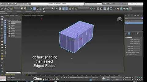 How to Show or to Hide segments / edges in 3d max 2017