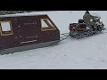 Снегоходный кемпер своими руками( snowmobile camper, сани-волокуши для  снегохода)