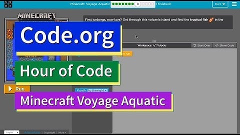 Code.org Express Lesson 17.8 Conditionals in Minecraft Voyage Aquatic Answer | Course E Lesson 12.8