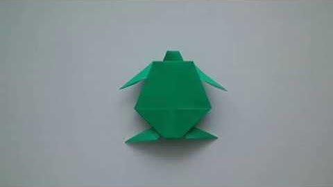 How to make an Easy Origami Turtle (Part 2)