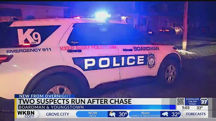 Car hits house in Boardman chase to Youngstown, su...