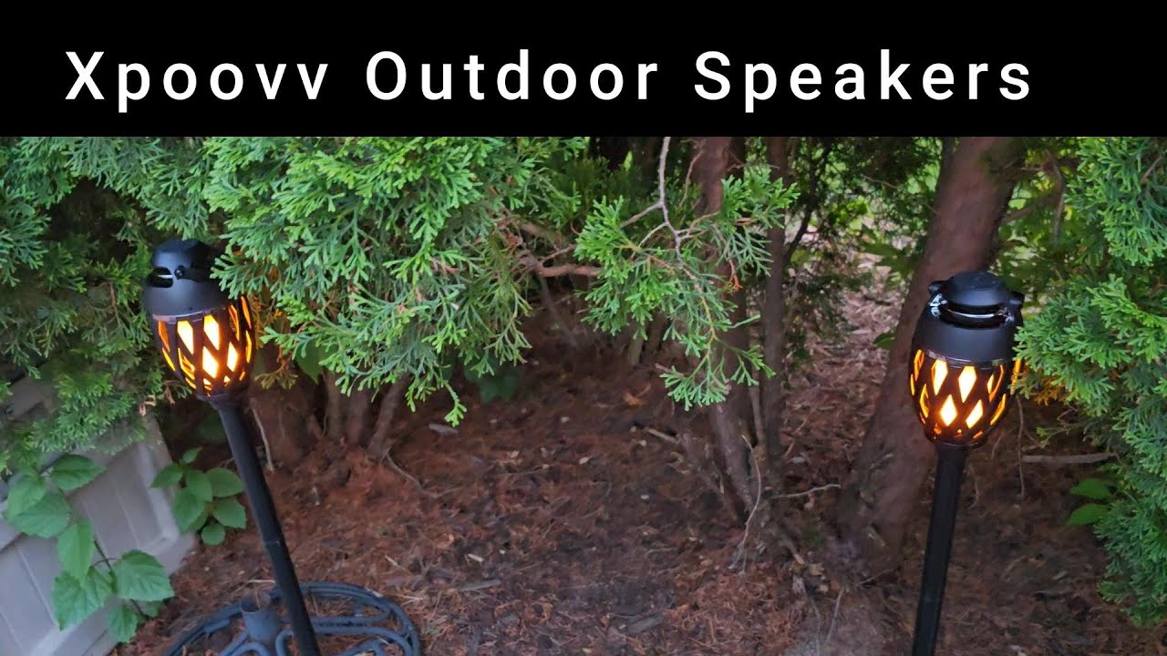 Xpoovv Outdoor Bluetooth Flame Speakers Waterproof (EPISODE 4430)  Amazon Unboxing Video