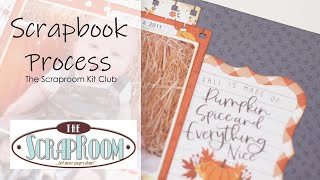 Pumpkin Patch | The Scraproom kit club | Scrapbook Process