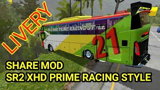mod SR2 XHD PRIME RACING • free download • mod bussid terbaru
