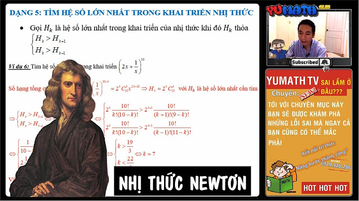 Các dạng bài tập về nhị thức newton lớp 11 năm 2024