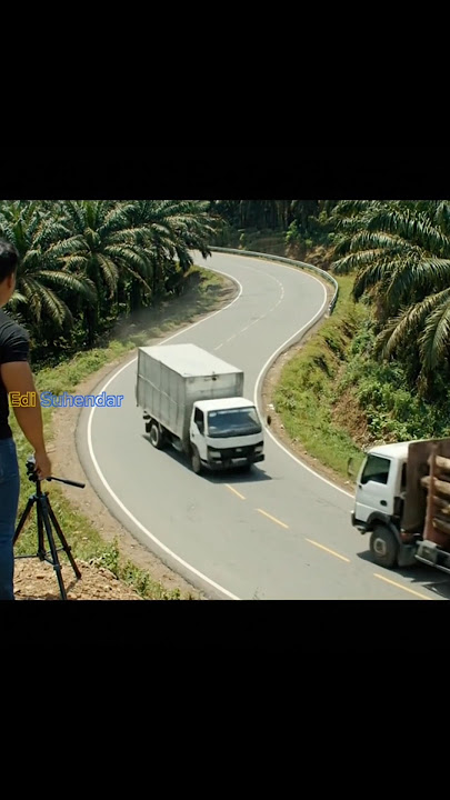 Kecelakaan Truk di Tikungan #aivideo
