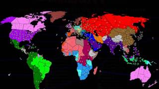 WarLight game: 1917: World War I Alliance vs Entente