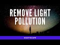 How to remove light pollution? #astrophotography #filters