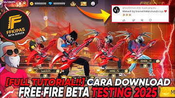 INI DIA‼️CARA DOWNLOAD FF BETA TESTING 2025 CARA LOGIN FREE FIRE BETA TESTING ANDROID TANPA ROOT