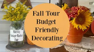 2021 FALL Tour | BUDGET Friendly Fall Decor | Thrifted home