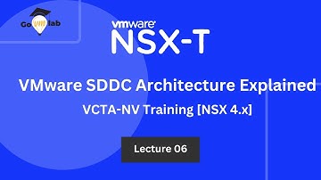 VMware NSX 4.x Training | Lecture No.6 | VMware SDDC Architecture Explained in 10 mins | GoVMlab