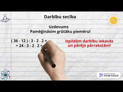 Video: Kā jūs atrodat darbību secību?