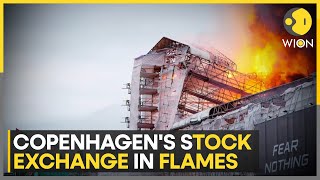 Copenhagen fire: Blaze topples old stock exchange, no injuries reported | World News | WION