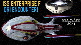 Terran Empire Enterprise F VS Ori Warship From Stargate SG1 - Both Ways - Star Trek Starship Battles