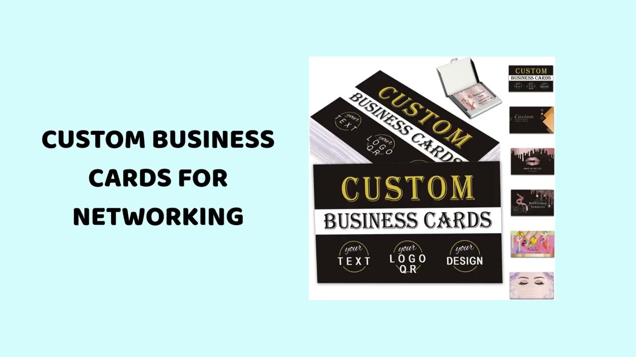 Custom Business Cards for Networking 10% off all business card orders today