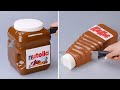 Perfect KITKAT and NUTELLA Cake Decorating Ideas | Perfect Fondant Cake Decorating Tutorials