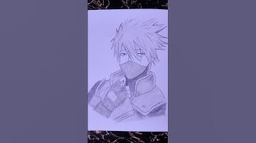 Drawing Hatake Kakashi #drawing #anime #naruto #kakashi #kakashihatake #art #shorts #hdimaginist