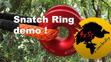 Vehicle recovery using a Snatch Ring, demo !