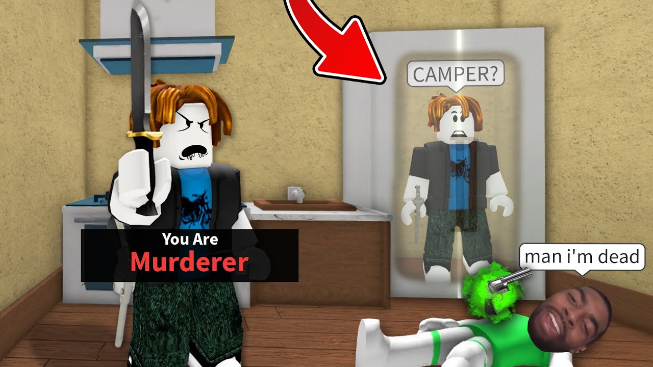 Part 2 - ROBLOX Murder Mystery 2 FUNNY MOMENTS CAMPER 4 #buur